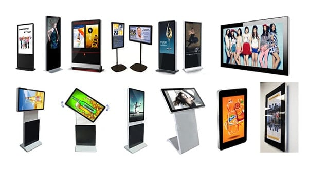 Các dạng màn hình quảng cáo phổ biến hiện nay, màn hình quảng cáo dọc, màn hình quảng cáo chân đứng.