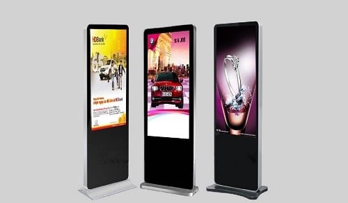 Màn hình quảng cáo LCD chân đứng với thiết kế sang trọng, bắt mắt